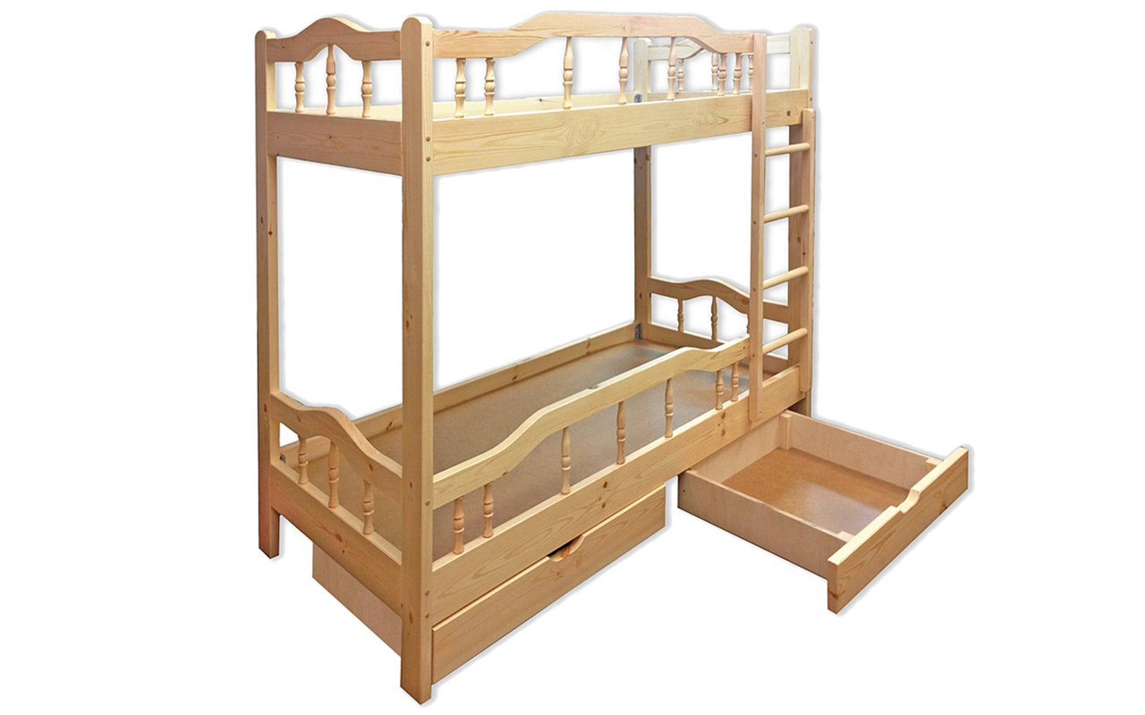 фото: Детская Кровать ВМК-Шале Джерри 80x190 см